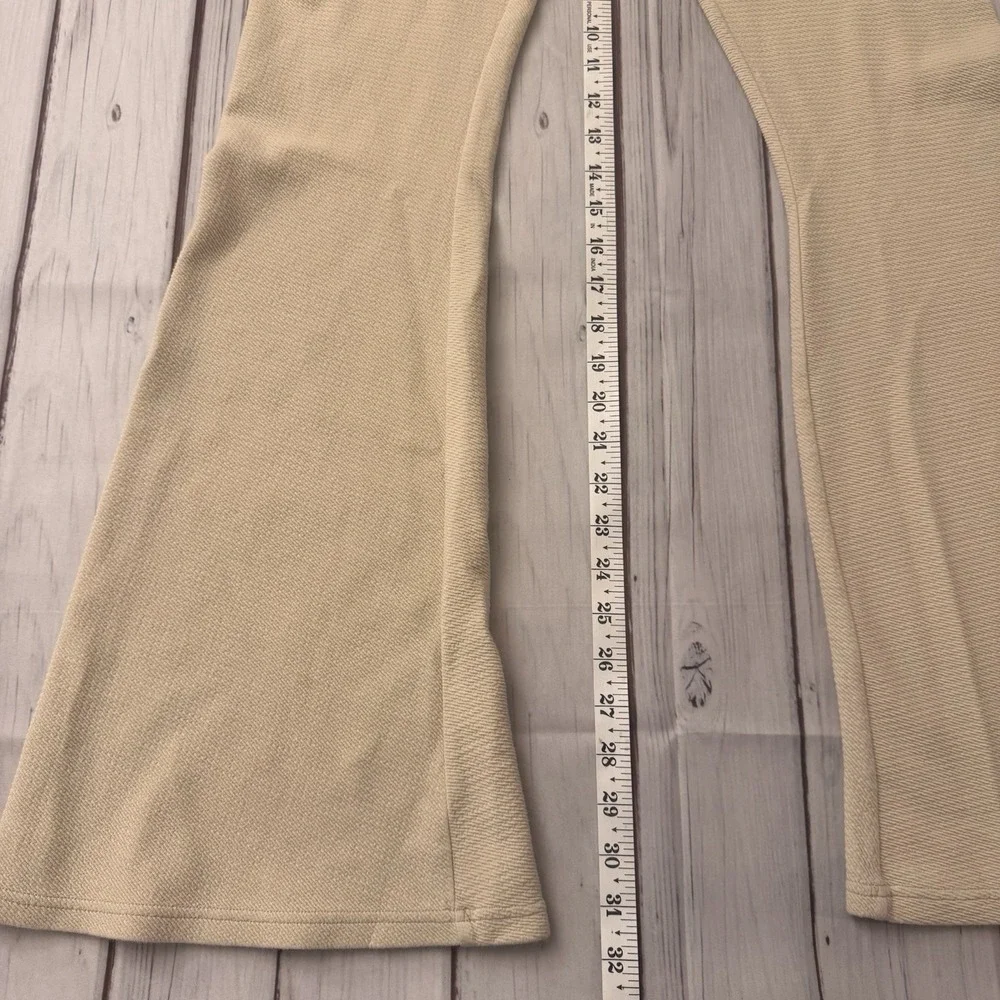 Offline Aerie Flare Leggings Womens Large Tan High Rise Stretch Women's - Picture 6 of 13